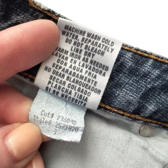 VTG l.e.i. Jeans Women Size 3 Blue Bootcut Western Y2K Boho Vintage 90s 1171 - Picture 7 of 14